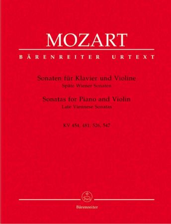 Slika MOZART:SONATAS FOR VIOLIN AND PIANO/LATE VIENNESE SONATAS