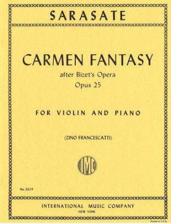 SARASATE:CARMEN FANTASY OP.25
