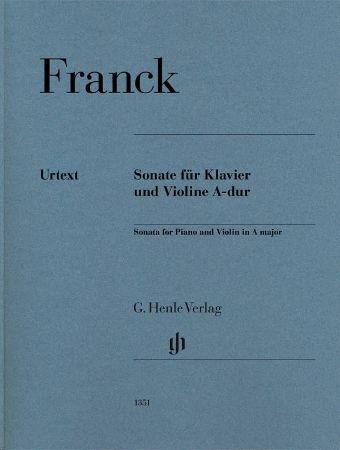 FRANCK:SONATA FOR VIOLIN AND PIANO A-DUR