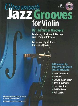 ULTRA SMOOTH JAZZ GROOVES FOR VIOLIN +CD