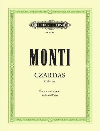 MONTI:CZARDAS VIOLINE AND PIANO