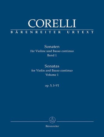 Slika CORELLI:SONATAS FOR VIOLIN 1 OP.5 /1-6  VOL.1 VIOLINE AND PIANO