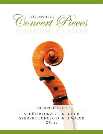 SEITZ:STUDENT CONCERTO D-DUR OP.22 VIOLIN AND PIANO