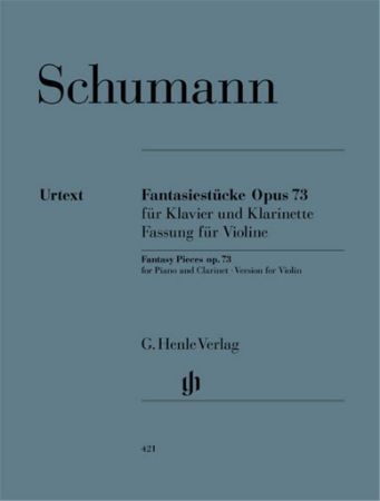 Slika SCHUMANN:FANTASY PIECES OP.73 FOR VIOLIN AND PIANO