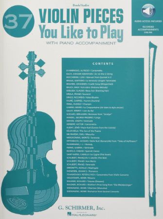 37 VIOLIN PIECES YOU LIKE TO PLAY WITH PIANO ACC.+ AUDIO ACCESS