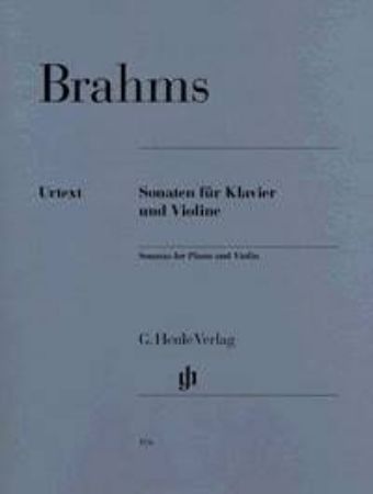 BRAHMS:VIOLIN SONATAS FOR VIOLIN AND PIANO