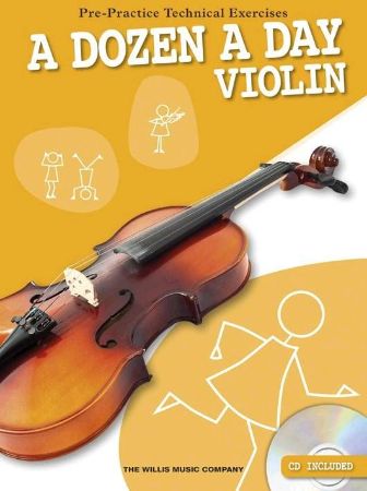 Slika A DOZEN A DAY VIOLIN +CD