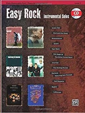 Slika EASY ROCK INSTRUMENTALS VIOLA AND PIANO +CD