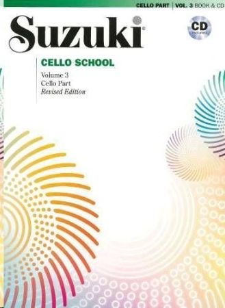SUZUKI:CELLO SCHOOL CELLO PART 3 +CD