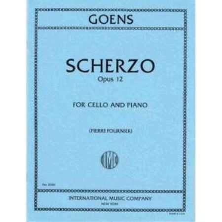 Slika GOENS:SCHERZO OP.12,FOR CELLO AND PIANO