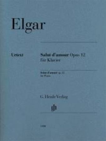 Slika ELGAR:SALUT D'AMOUR OP.12 CELLO AND PIANO