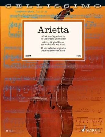 Slika ARIETTA 40 EASY ORIGINAL PIECES FOR CELLO AND PIANO