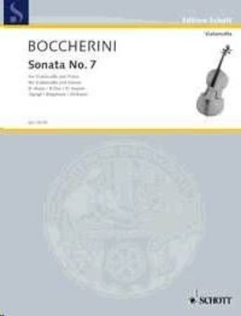 Slika BOCCHERINI:SONATA NO.7 B-DUR CELLO AND PIANO