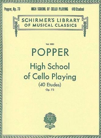 Slika POPPER:SCHOOL OF CELLO PLAYIN.OP.73
