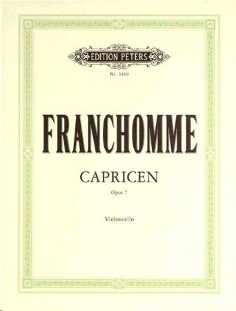 Slika FRANCHOMME-CAPRICEN OP.7 CELLO