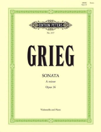 Slika GRIEG:SONATA A-MOLL OP.36 CELLO