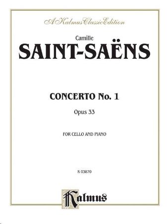 Slika SAINT-SAENS:CELLO CONCERTO NO.1 OP.33