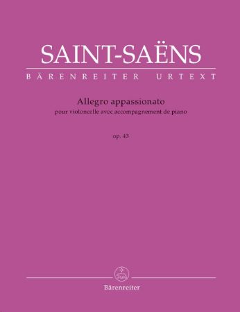 SAINT-SAENS:ALLEGRO APPASSIONATO OP.43 Cello and piano