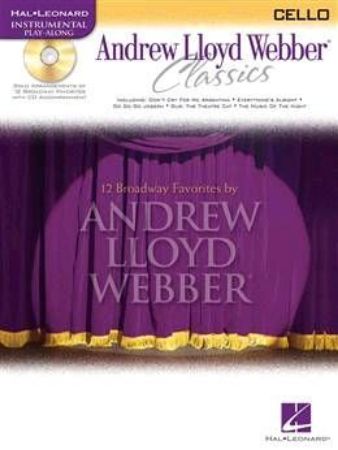 ANDREW LLOYD WEBBER PLAYALONG CELLO +CD
