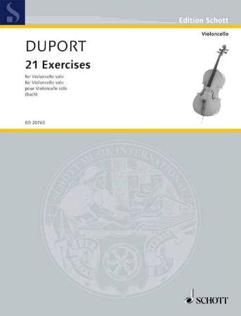 Slika DUPORT:21 EXERCISES FOR CELLO SOLO