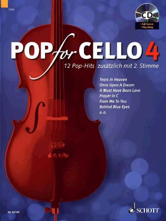 Slika POP FOR CELLO 4 PLAY ALONG +CD