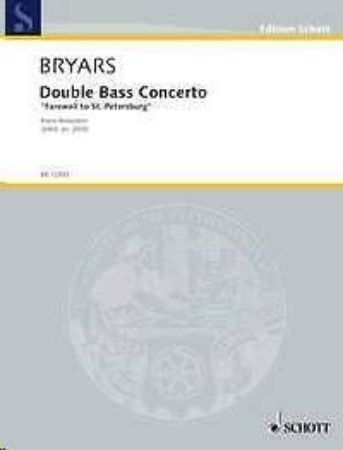 BRYARS:DOUBLE BASS CONCERTO PIANO RED.