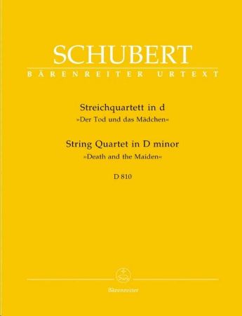 Slika SCHUBERT:STRING QUARTET IN D MINOR D810 PARTS