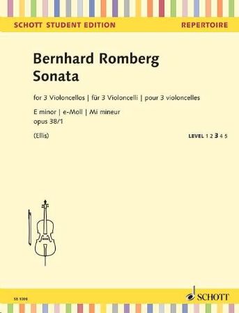 ROMBERG:SONATA E-MOLL OP.38/1  3CELLOS