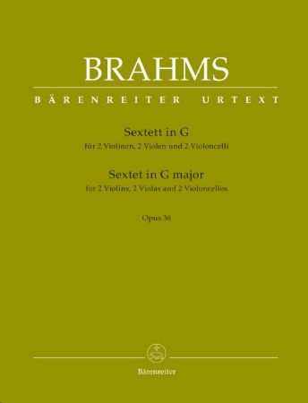 Slika BRAHMS:SEXTET IN G MAJOR OP.36 PARTS