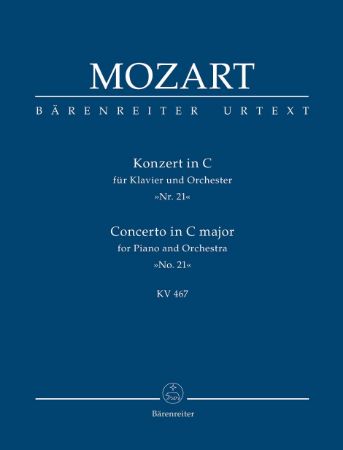 Slika MOZART :KONZERT IN C KV 467 NO.21 , STUDY SCORE