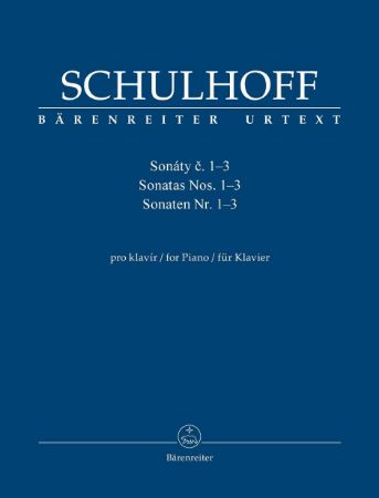 SCHULHOFF:SONATAS 1-3 FOR PIANO