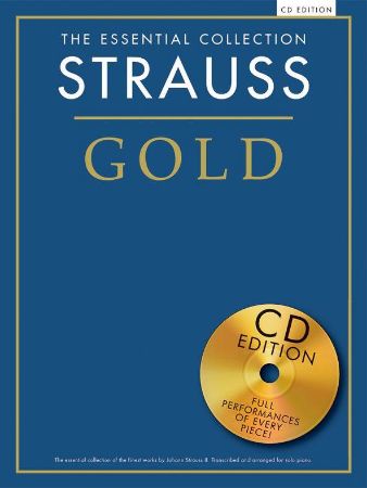 Slika THE ESSENTIAL COLLECTION STRAUSS GOLD +CD PIANO