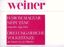 Slika WEINER:DREI UNGARISCHE VOLSTANZE FOR 4 H