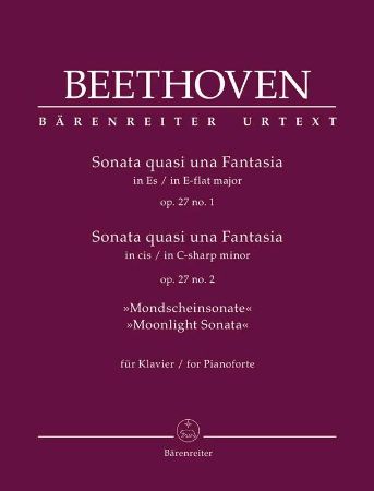 Slika BEETHOVEN:SONATA QUASI UNA FANTASIA OP.27/1 FOR PIANO