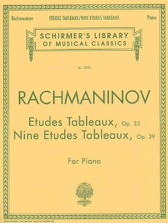 RACHMANINOV:ETUDES TABLEAUX OP.33,9 ETUDES TABLEAUX OP.39