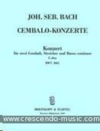 Slika BACH J.S.:KONZERT FUR ZWEI CEMBALI C-DUR BWV1061 CEMBALO i