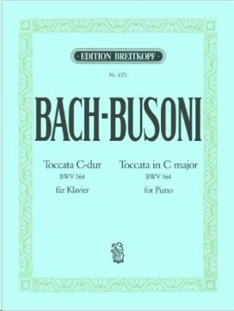 Slika BACH-BUSONI:TOCCATA C-DUR BWV 564 FOR PIANO