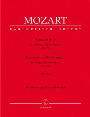 Slika MOZART:PIANO CONCERTO NO.27 KV595 IN B