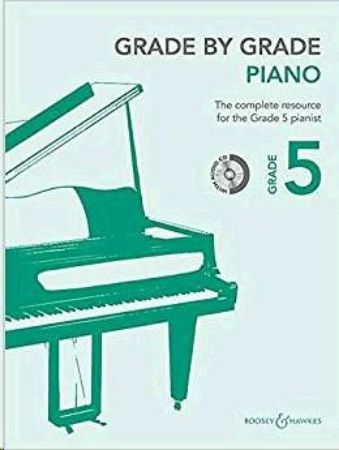 GRADE BY GRADE PIANO 5 +CD