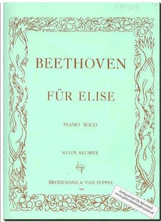 BEETHOVEN:FUR ELISE PIANO SOLO