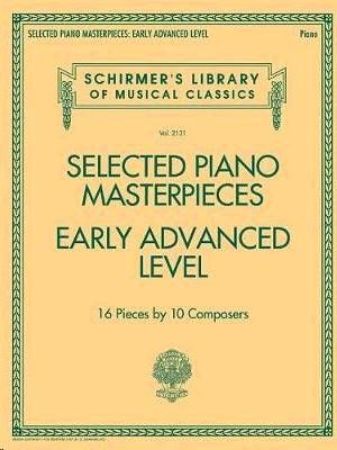 SELECTED PIANO MASTERPIECES EARLY ADVANCED LEVEL