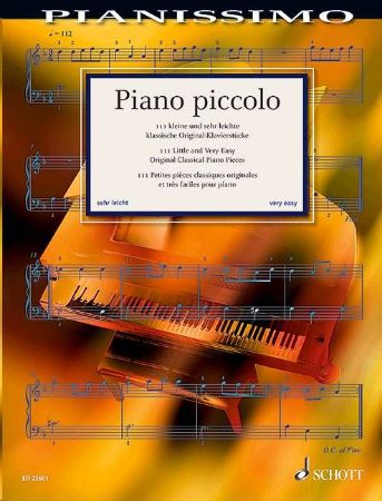 PIANO PICCOLO 111 LITTLE AND VERY EASY ORIGINAL CLASSICAL PIECES