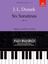 Slika DUSSEK:SIX SONATINAS OP.19