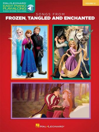 SONGS FROM FROZEN,TANGLED AND ENCHANTED PLAYALONG EASY PIANO + AUDIO ACCESS