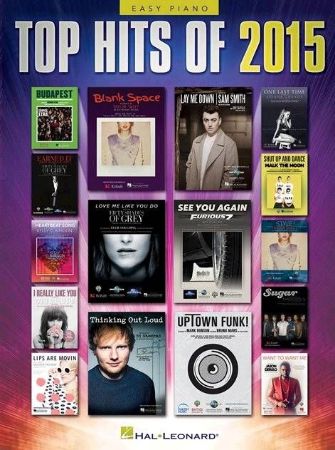 Slika TOP HITS OF 2015 EASY PIANO