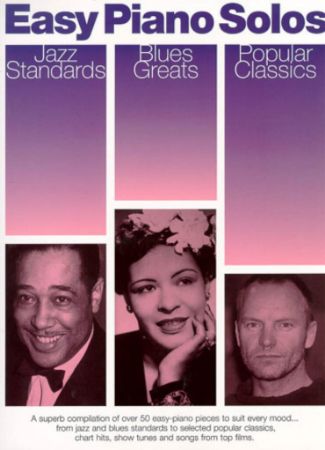 Slika EASY PIANO SOLOS JAZZ,BLUES & POPULAR CLASSICS