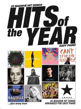 HITS OF THE YEAR EASY PIANO