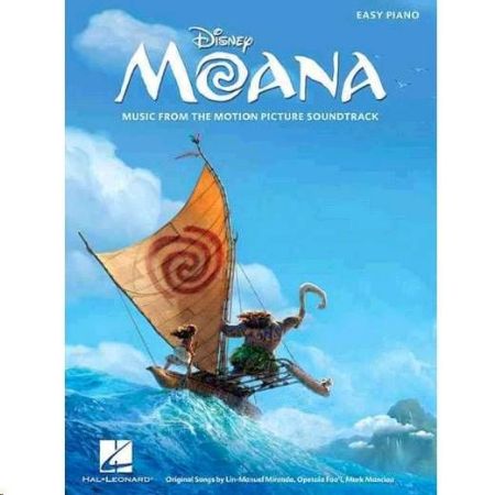 MOANA MUSIC FROM THE MOTIONPICTURES EASY PIANO