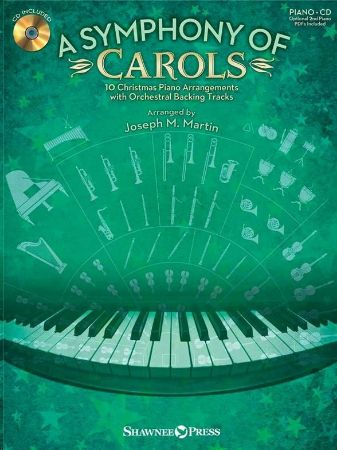 Slika A SYMPHONY OF CAROLS (CHRISTMAS) PIANO +CD