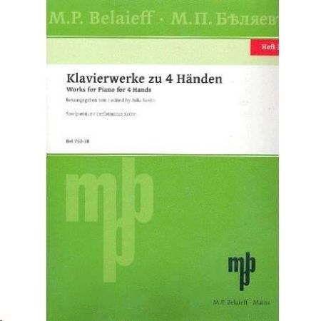 Slika KLAVIERWERKE ZU 4 HANDEN HEFT 3